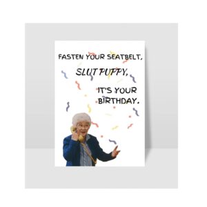 Golden Girl Sophia Birthday Card, Funny Birthday Card, Happy Birthday, Girls Birthday Party, Card for Girls.