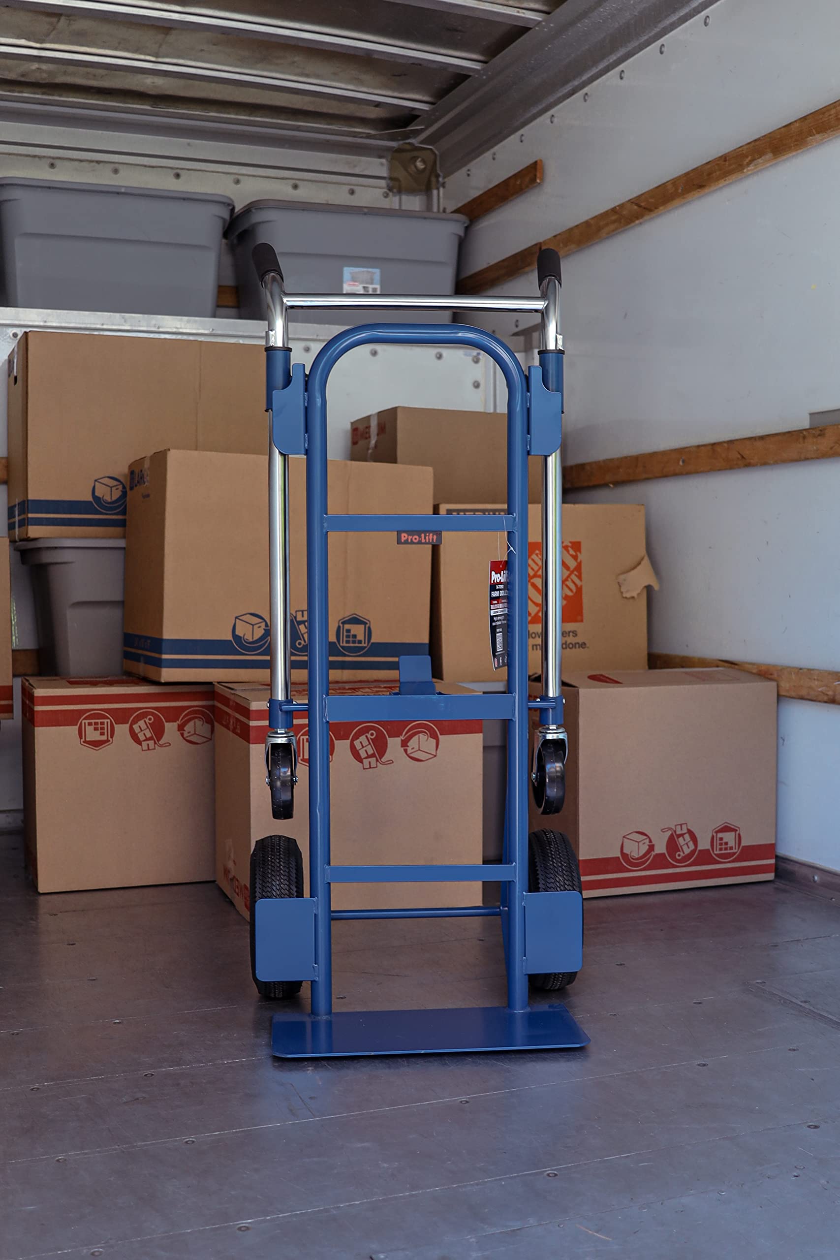 Pro-LifT H-7090 900 Lbs Hand Truck Foldable, Blue