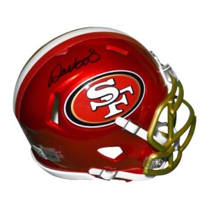 deebo samuel autographed 49ers flash mini helmet - hand signed & jsa authenticated