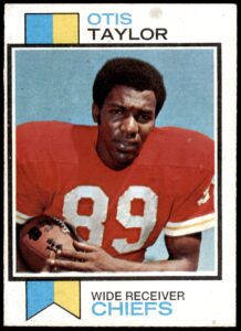 1973 topps # 310 otis taylor kansas city chiefs (football card) vg/ex chiefs prairie view