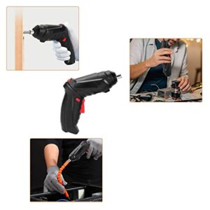 AZFUNN Electric Screwdriver Kit with Pivoting Handle, Rechargeable 4.2V Cordless Drill Set Power Tools with 46 Pieces Screwdriver Bits, 3.5Nm Screw Gun, LED Light, Flexible Shaft