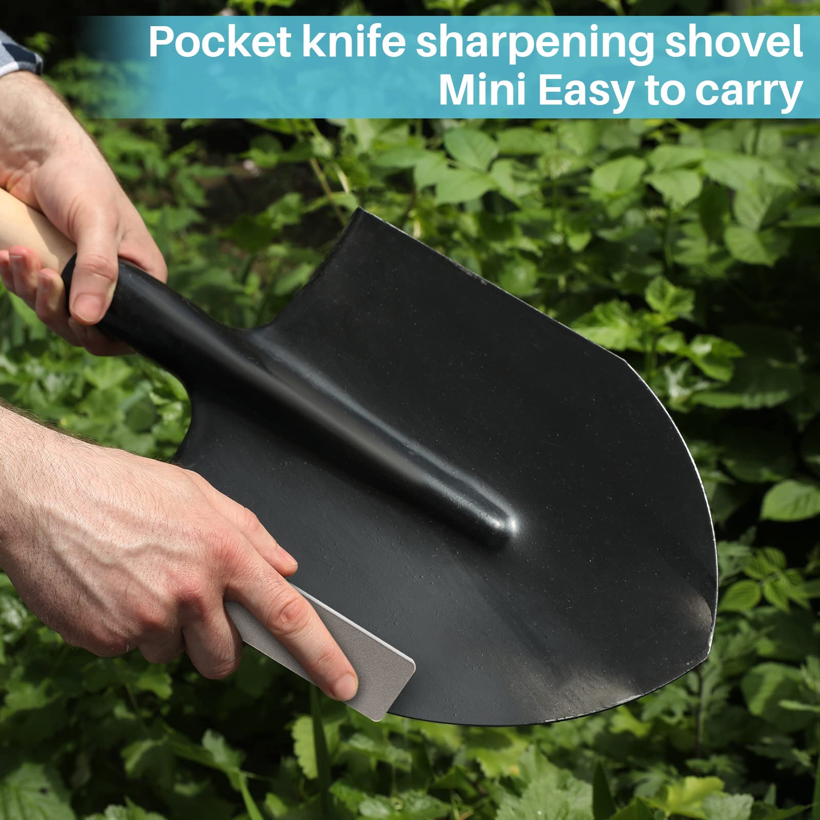 Patelai 2 Pcs Mini Pocket Knife Sharpener Stone Double Sided Diamond Sharpening Stone Whetstone Diamond Ceramic Sharpen Tools for Scissors Knives Outdoor Kitchen Sharpen Tools