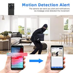 Mini Spy Camera Module, 1080P WiFi Hidden Camera Portable DIY Wireless Nanny Cam with App Live Streaming, Motion Detection Push, Self Video Recording (Compatible with Android/iOS)