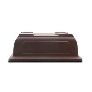 Yokkaichi Banko Yaki Bonsai Pot Ceramic Rectangle Window Shaped Decorations Noglazed (6.5")