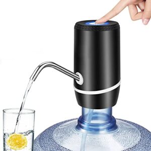 water dispenser for 5 gallon bottle, mini small water jug dispenser, automatic 5 gal cold water pump stand for office, home, kitchen, and camping