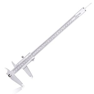 Clockwise Tools Vernier Caliper, DVLR-1205D 0-12 Inch/300 mm, Inch/Metric Conversion, Stainless Steel