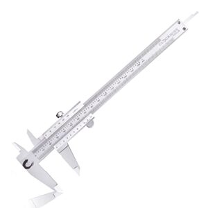 clockwise tools vernier caliper, dvlr-0605d 0-6 inch/150 mm, inch/metric conversion, stainless steel