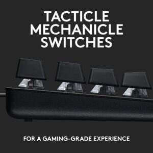 Logitech G413 TKL SE Mechanical Gaming Keyboard + G305 Lightspeed Wireless Gaming Mouse - Black