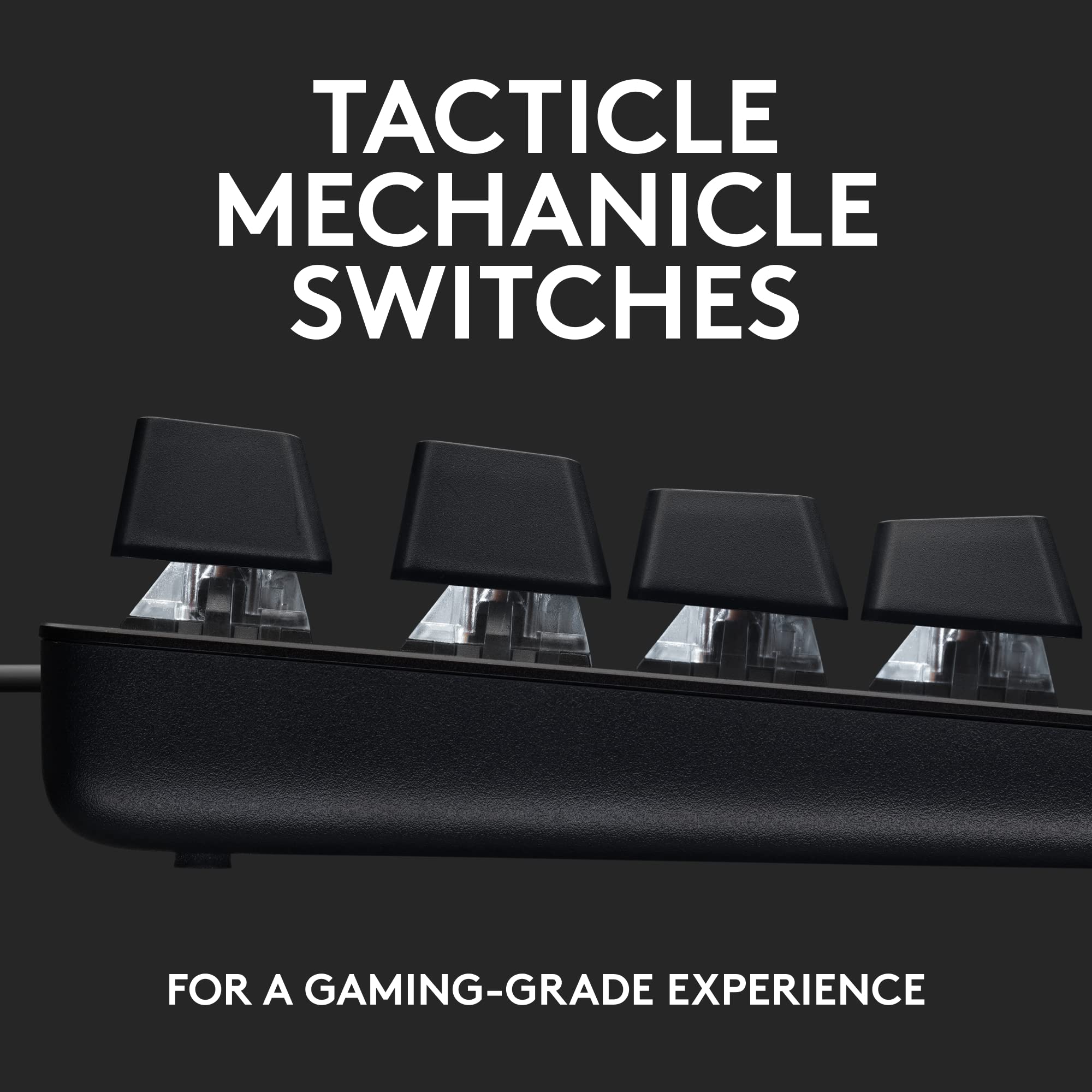 Logitech G413 TKL SE Mechanical Gaming Keyboard + G305 Lightspeed Wireless Gaming Mouse - Black