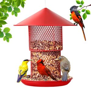 metal bird feeders cardinal bird feeder retractable birdfeeders outside hanging garden yard outside decoration 7 lb