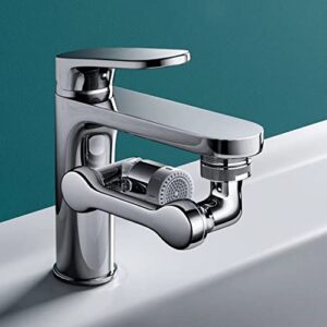 faucet aerator,1080° rotating extender aerator, durable splash proof faucet extender