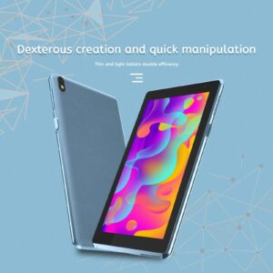 NOVOJOY Tablets 7 inch Tablet, 7” Display, 64 GB ROM, 2GB RAM Quad-Core Processor Android 11 WiFi Tablets Blue.