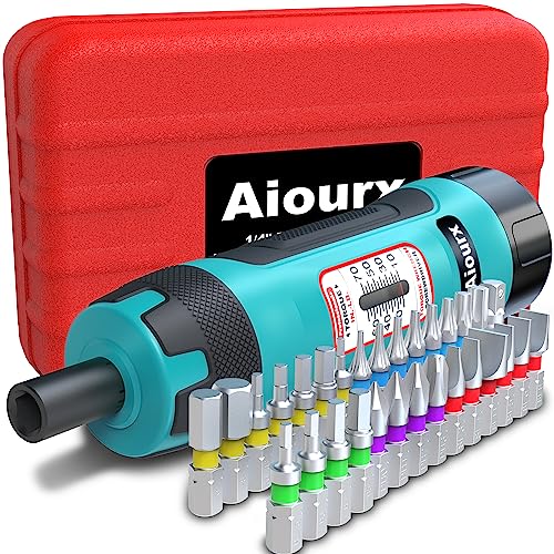 Aiourx 1/4" Drive Torque Screwdriver