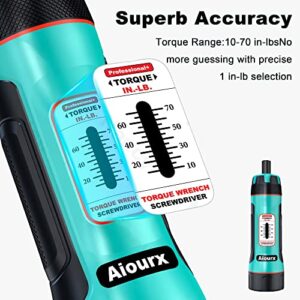 Aiourx 1/4" Drive Torque Screwdriver