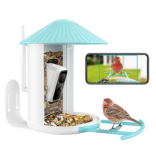 NETVUE Birdfy Lite - Smart Bird Watching Feeder with Auto Capture Videos & Motion Detection, Wireless Camera Ideal Gift for Bird Lovers