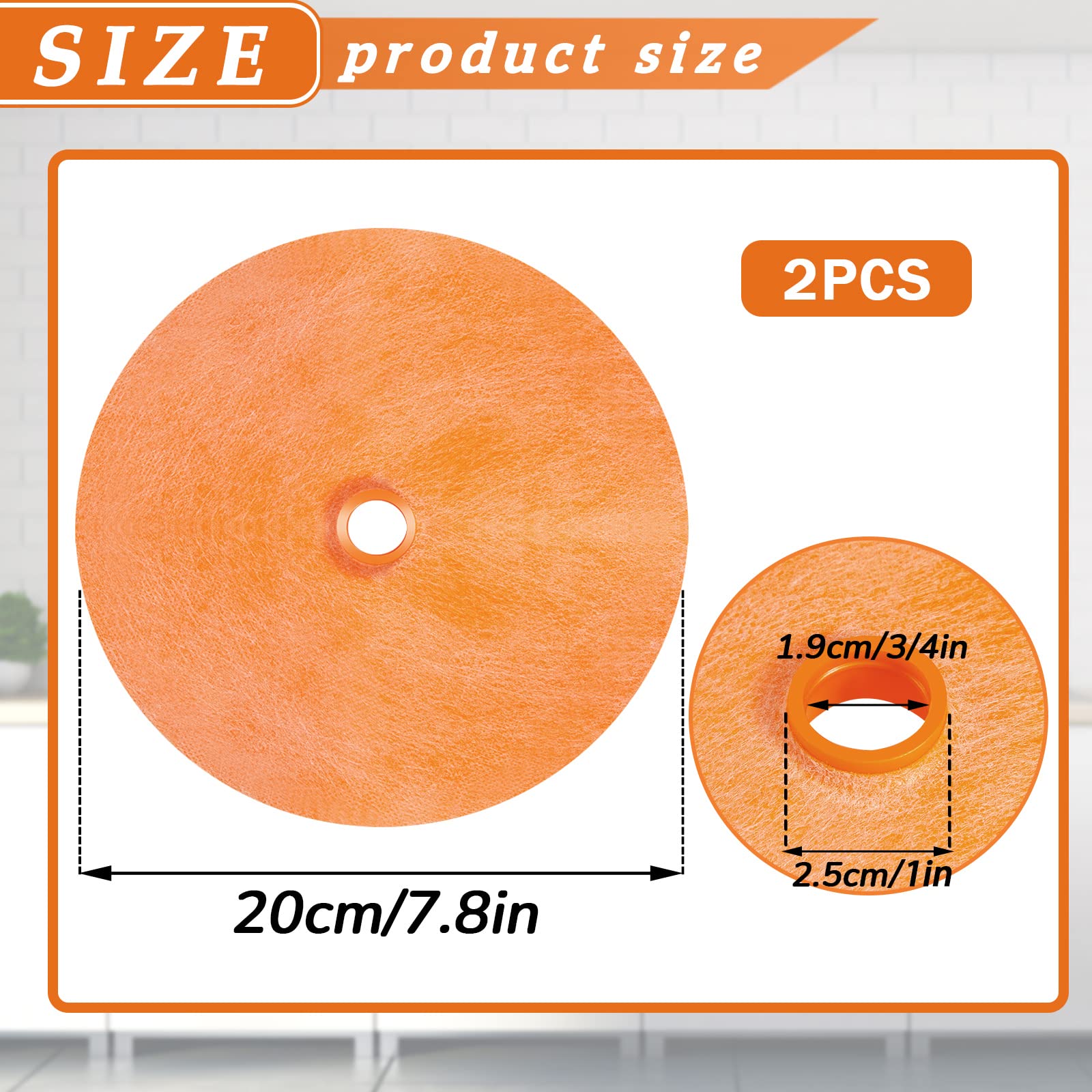 Waterproofing Pipe Seal with Gasket 3/4 Inch Opening 4 Mil Thick Seals for Shower Valve and Shower Head, Gasket Seal (2 Piece)