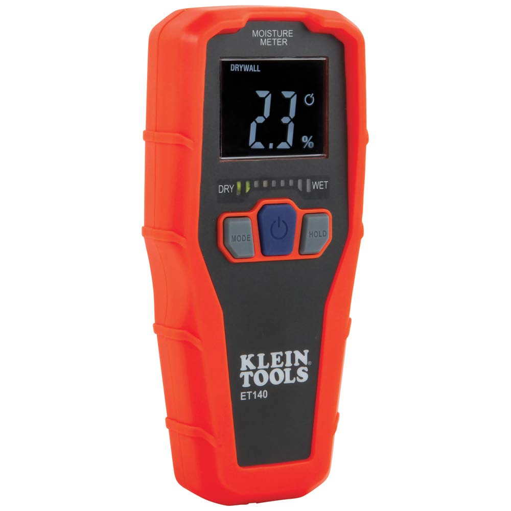 Klein Tools IR1 Infrared Thermometer + Klein Tools ET140 Pinless Moisture Meter