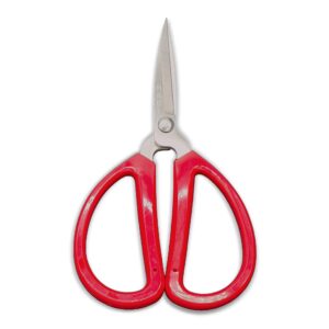 R&R SHOP Bonsai Precision Scissors Kit - Trimming, Bonsai Pruning, Precision Cuts and Small Branches and Roots, Bamboo Rakè - Set of 4