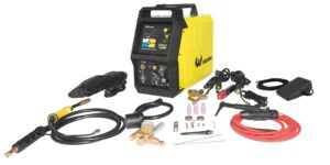weldpro omni 210 dual voltage 115v/230v ac/dc multi-process welder - mig/flux core/stick/acdc high frequency tig with pulser and aluminum balance/frequency control 3 year warranty welding machine