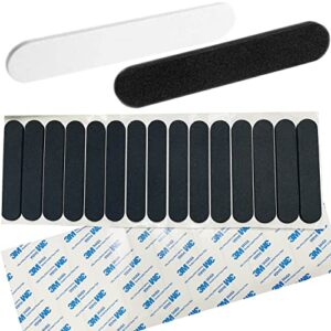 monochef 30pcs Hat Size Tape Hat Size Reducer Inserts Liner Foam Reducing Sizing Tape Sizer Self Adhesive for Hats Caps Make Smaller Sweatband Black White