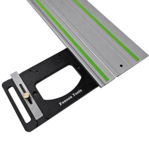 acofuns aluminum alloy track saw square rail square woodworking 90 degree right angle plate square cutting everytime