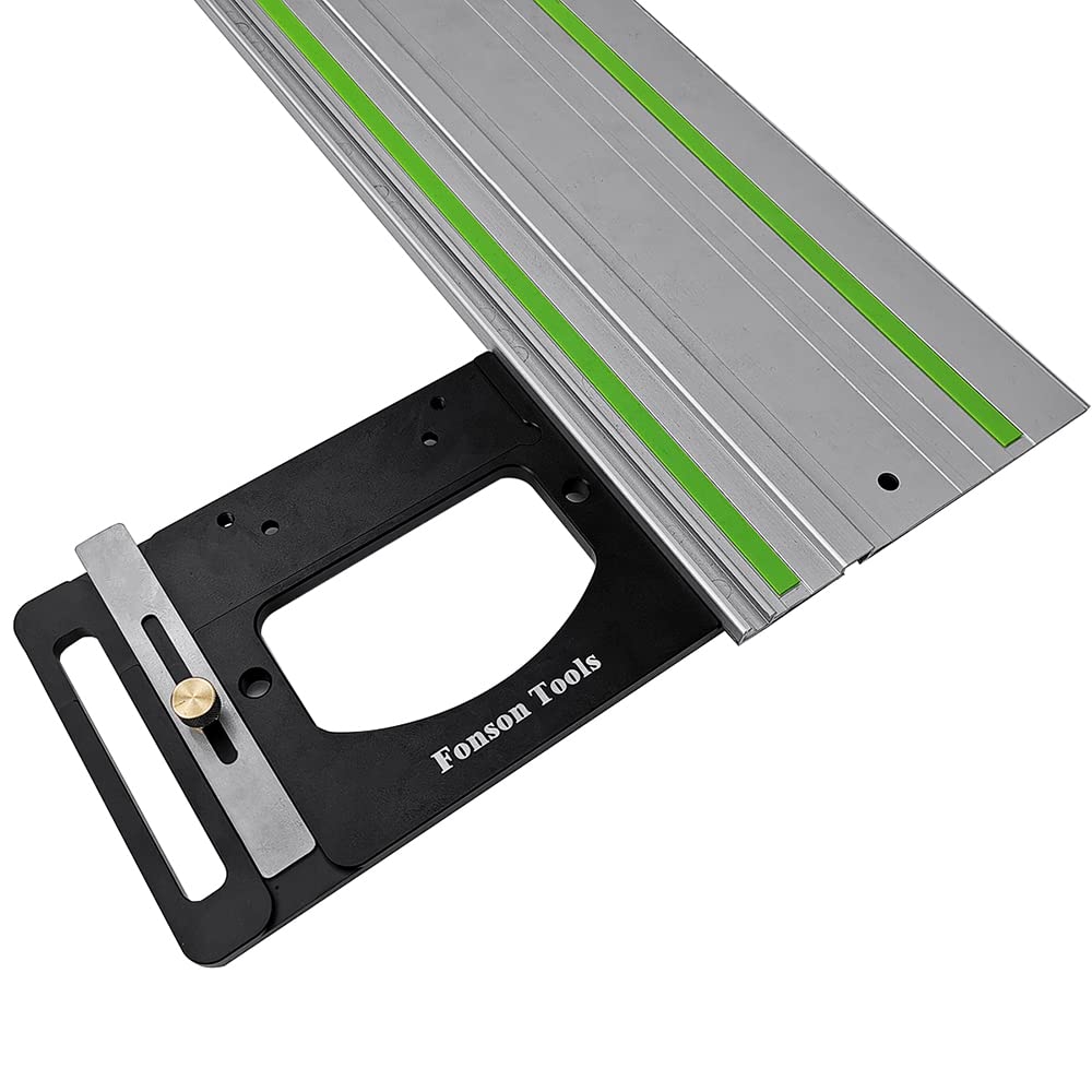 Acofuns Aluminum Alloy Track Saw Square Rail Square Woodworking 90 Degree Right Angle Plate Square Cutting Everytime