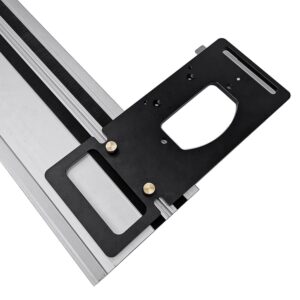 Acofuns Aluminum Alloy Track Saw Square Rail Square Woodworking 90 Degree Right Angle Plate Square Cutting Everytime