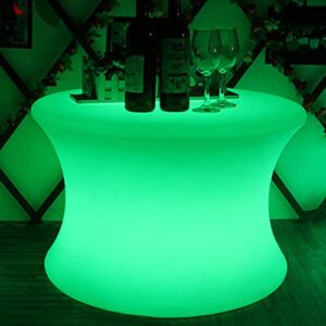 showliveu led square cube chair 16 rgb color changing light up rechargeable module with remote waterproof glow table outdoor patio partycube stool seat atmosphere lamp (charge 16.5 inch round)