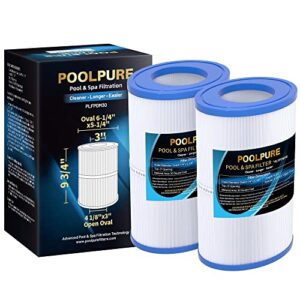 poolpure oval filter spa filter pdm30 for dream maker hot tubs 461269, 30 sq.ft hot tub filter cartridge 2pack