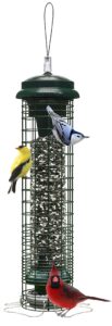 brome squirrel solution 150 squirrel-proof bird feeder, 2.6-pound seed capacity, 4 seed ports
