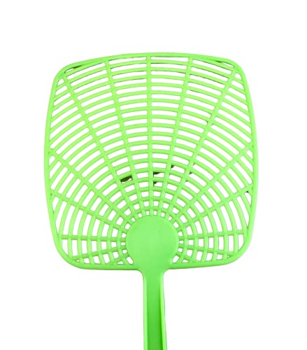 Dependable Industries 3 Pack Bug & Fly Swatter Extra Long Handle Indoor Outdoor 17.4" Long