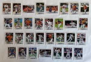 2022 topps astros world series champs master 31 card team set - series 1, 2 and update - inc 2 x jeremy pena rc, altuve, bregman, verlander, tucker, alvarez, and more - shipped in a new acrylic case