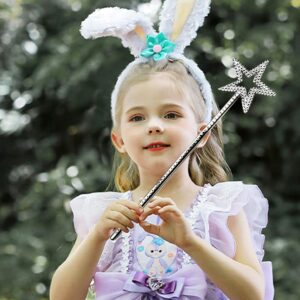 KOMIDK 13 Inches Fairy Wand Star Wand Princess Angel Wand for Birthday Party Wedding Christmas Cosplay