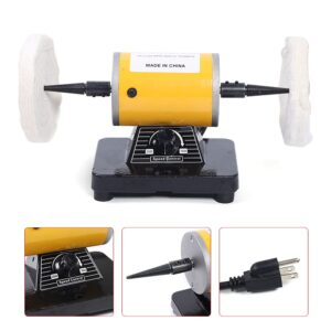 Jewelry Polishers - Adjustable Variable Speed Bench Grinder Polishing and Polishing Machine Kits, Dental Buffers and Lathes - Bench Lathe Polishers, Bench Grinders Jewelry Making Polishers