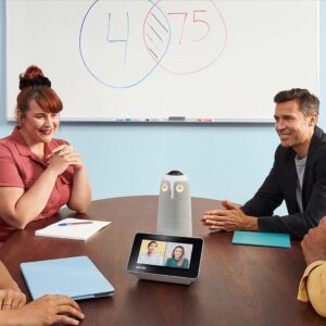 Meeting Owl 3 + Meeting HQ Device + Whiteboard Owl Camera — Intelligent Hybrid Video Conferencing Bundle