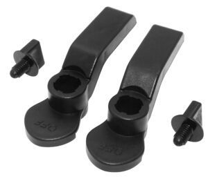 valve handle r0487200/7433 and knob 4603/r0486900 replacement kit，compatible with zodiac jandy 2-port/3-port valve handles 4733, r0487200, 1301-black(2 pack)