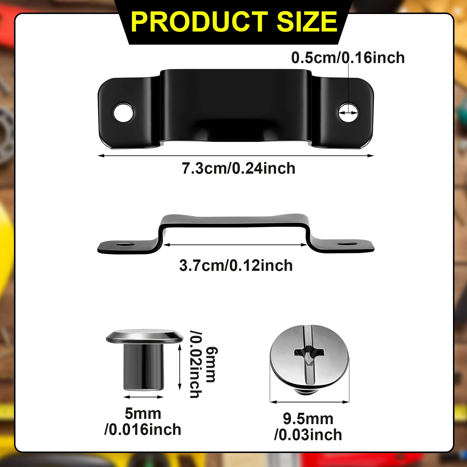 Small Metal Tape Measure Holder Clip Measuring Tape Belt Holder Occidental Tape Tool Tape Measure Belt Clip Tape Holder for Tool Belt with Mounting Screw for Drill Leather Pocket Tool (8)