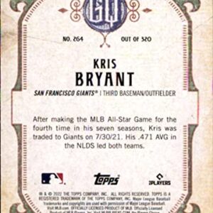 2022 Topps Gypsy Queen #264 Kris Bryant San Francisco Giants MLB Baseball Trading Card