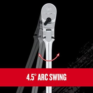 Craftsman V-SERIES Ratchet, 1/4 Inch Drive, 80-Tooth, Flexible Head XL (CMMT86303V)