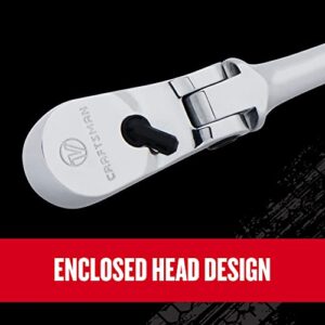Craftsman V-SERIES Ratchet, 1/4 Inch Drive, 80-Tooth, Flexible Head XL (CMMT86303V)