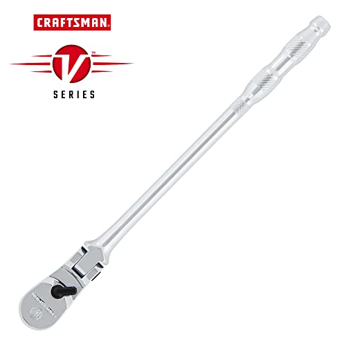 Craftsman V-SERIES Ratchet, 1/4 Inch Drive, 80-Tooth, Flexible Head XL (CMMT86303V)