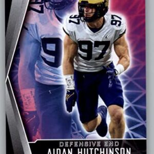 2022 Sage High Series #189 Aidan Hutchinson Michigan RC Rookie Football Trading Card