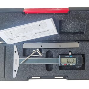 SWISEE Extended Measuring Claw Digital Depth Caliper Long Jaw Caliper ​Measuring Tool,Depth Gage Accuracy:0.0005"/ 0.01mm, Jaw Detachable(4"/100mm)