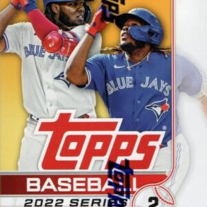 2022 Topps Series Two Factory Sealed Blaster Box of Packs with 99 Cards including One EXCLUSIVE Commemorative Relic Card and Possible Rookies Autographs and Jersey Cards