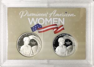 2022 s clad and silver proof american women quarter dr. sally ride quarter choice uncirculated us mint 2 coin set in snap case
