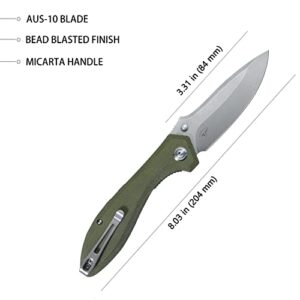 KUBEY Ruckus KU314E Folding Pocket Knife