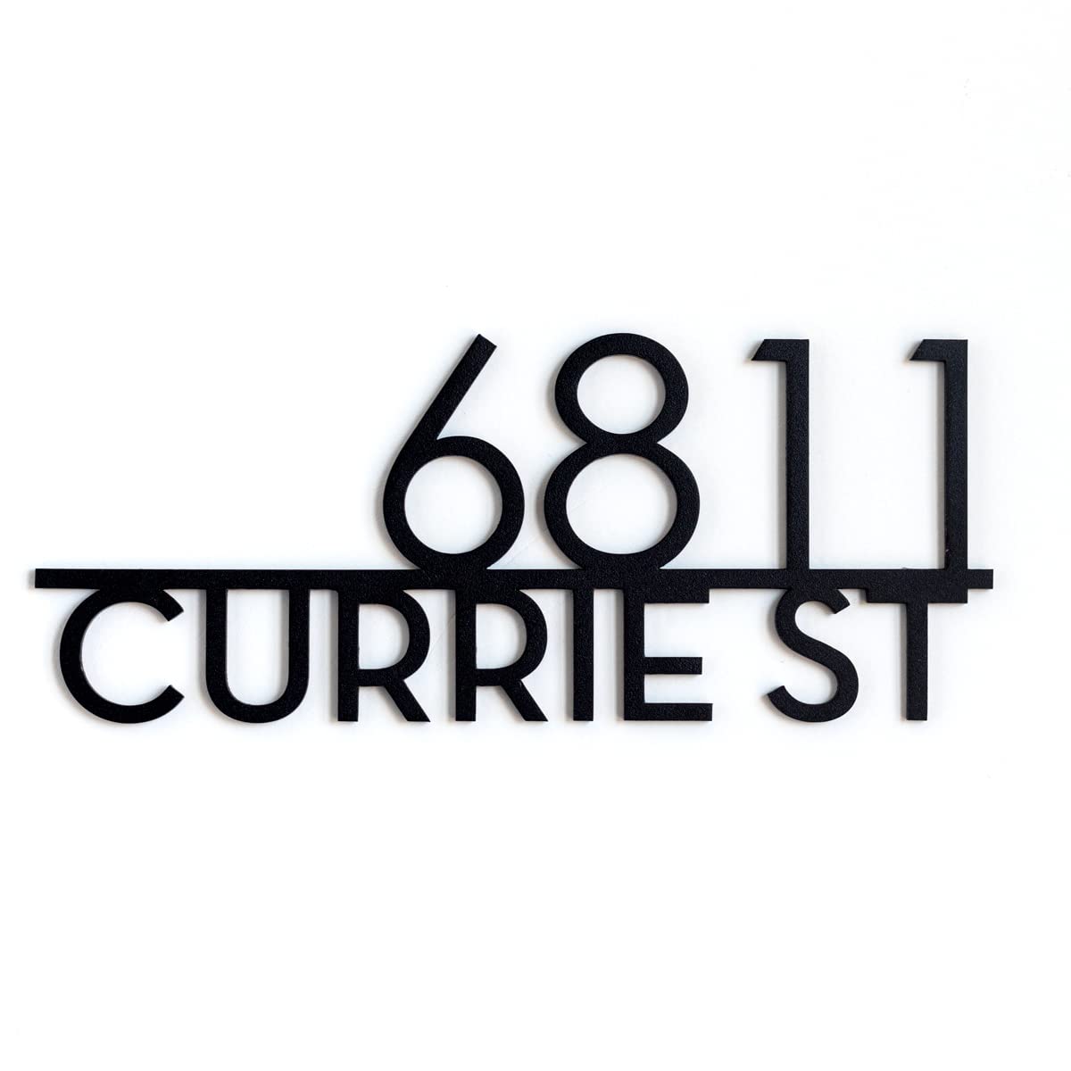 Custom House Number 304 Stainless Steel for Outside, Address Sign Plaque, Modern House Number (18")