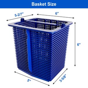 Porscan SPX1600M Skimmer Basket Fit for Hayward Super Pump - Replacement Strainer Pump Basket Compatible with Hayward SP2607X10 SP2615X20XE SP1615X20 Inground Pool Pump, Filter Basket Replaces SP1600M