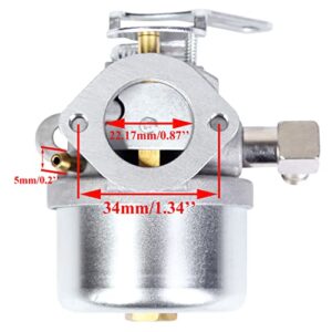 640084B Carburetor for Tecumseh 640084B 640084A 50-640 632107 632107A HSSK50 HSSK55 LH195SP 4 Cycle Horizontal Engine