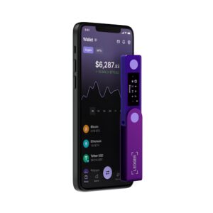 Ledger Nano X Crypto Hardware Wallet (Cosmic Purple) - Bluetooth - The Best Way to securely Buy, Manage and Grow All Your Digital Assets